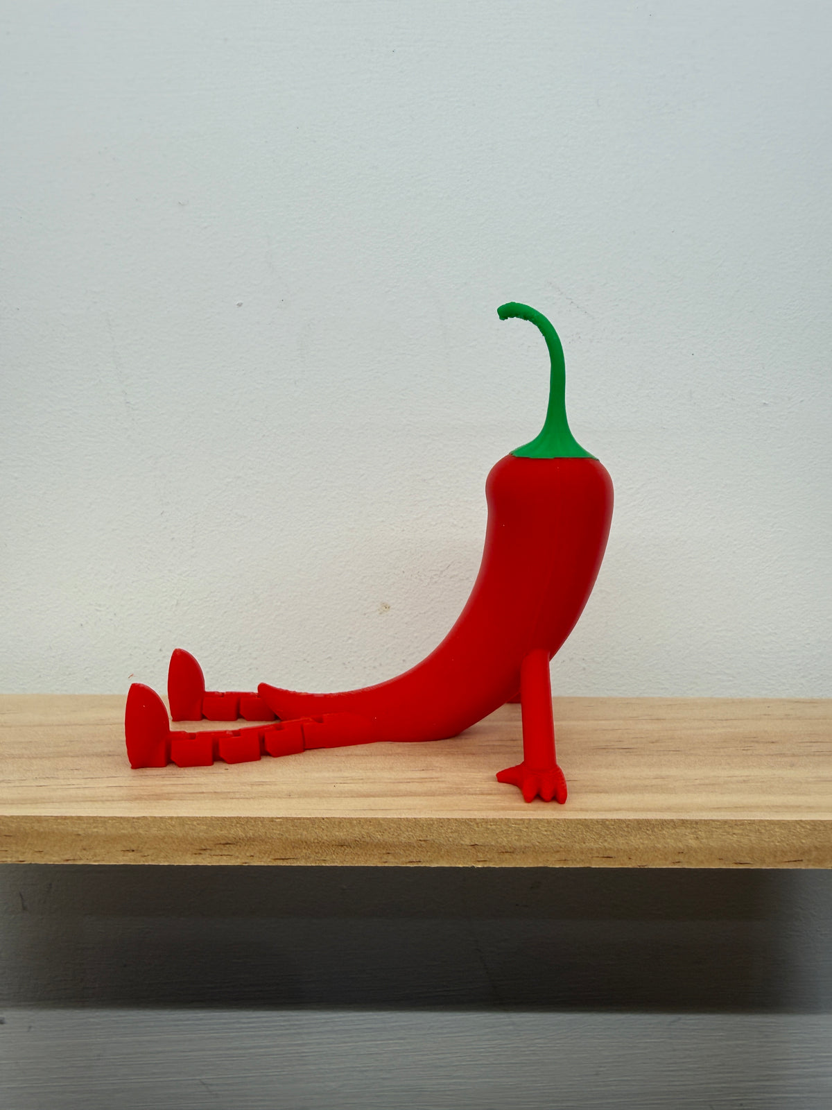 Chilli Pepper Shelf Sitter with Dangling Legs