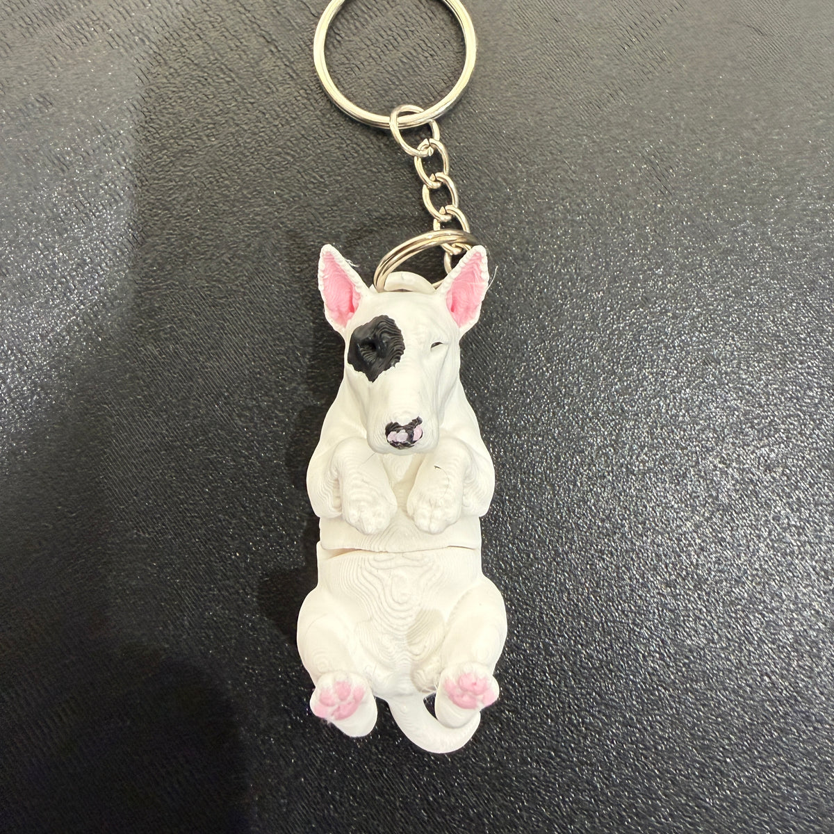 English Bull Terrier Keyring
