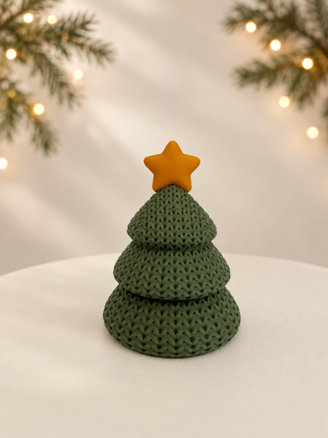 Christmas Tree Ornament, Gift, Cake Topper, Decor