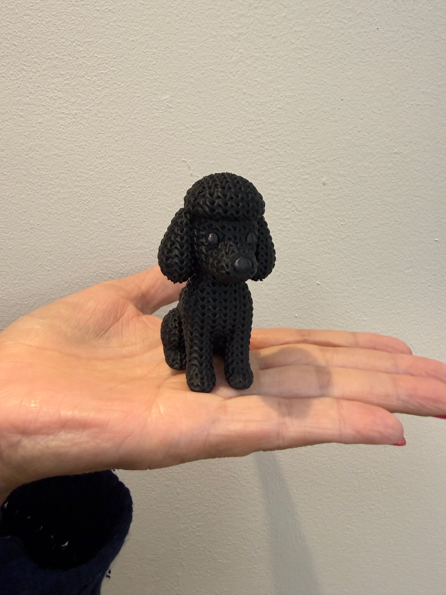 Poodle Figurine - Black