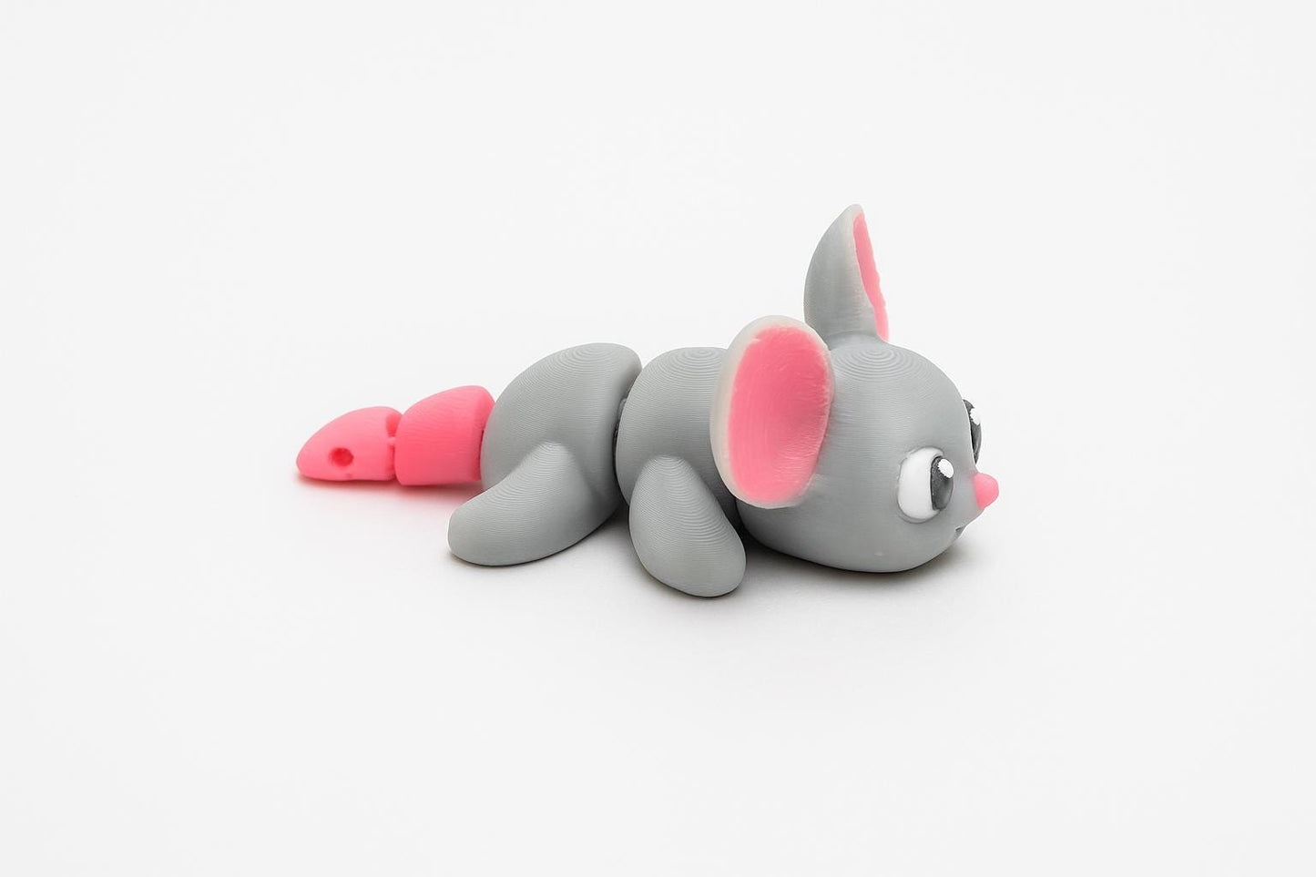 Mouse Keyring / bag charm – Articulated Flexible