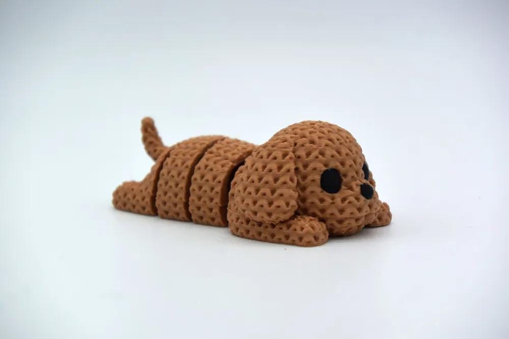 3D Printed Large Flexi Dog / Puppy fidget and articulated