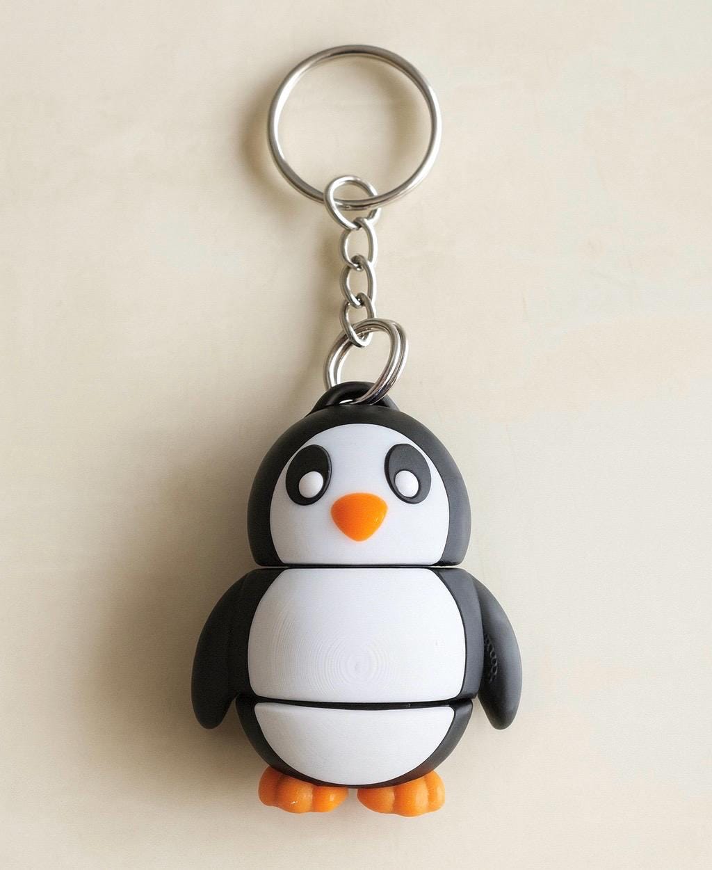 Penguin Keyring – Articulated 3D Printed Flexible