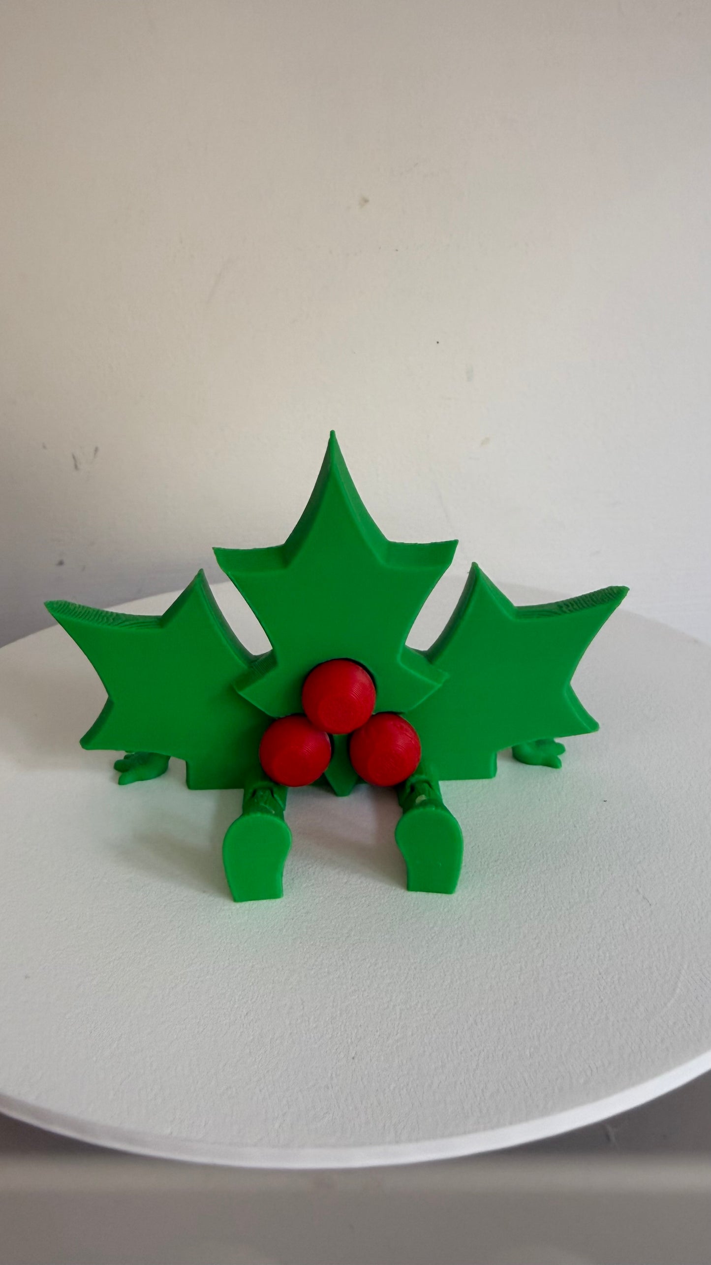 Christmas Holly Dangly Legs Shelf Sitter