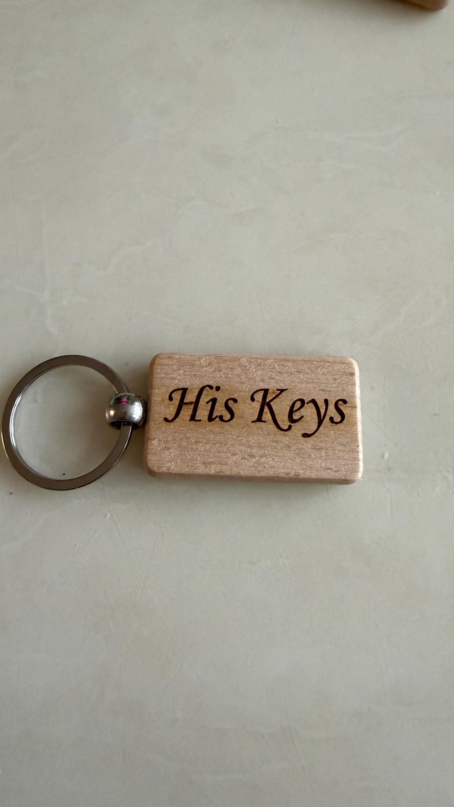 Keyrings Laser Engraved Gift