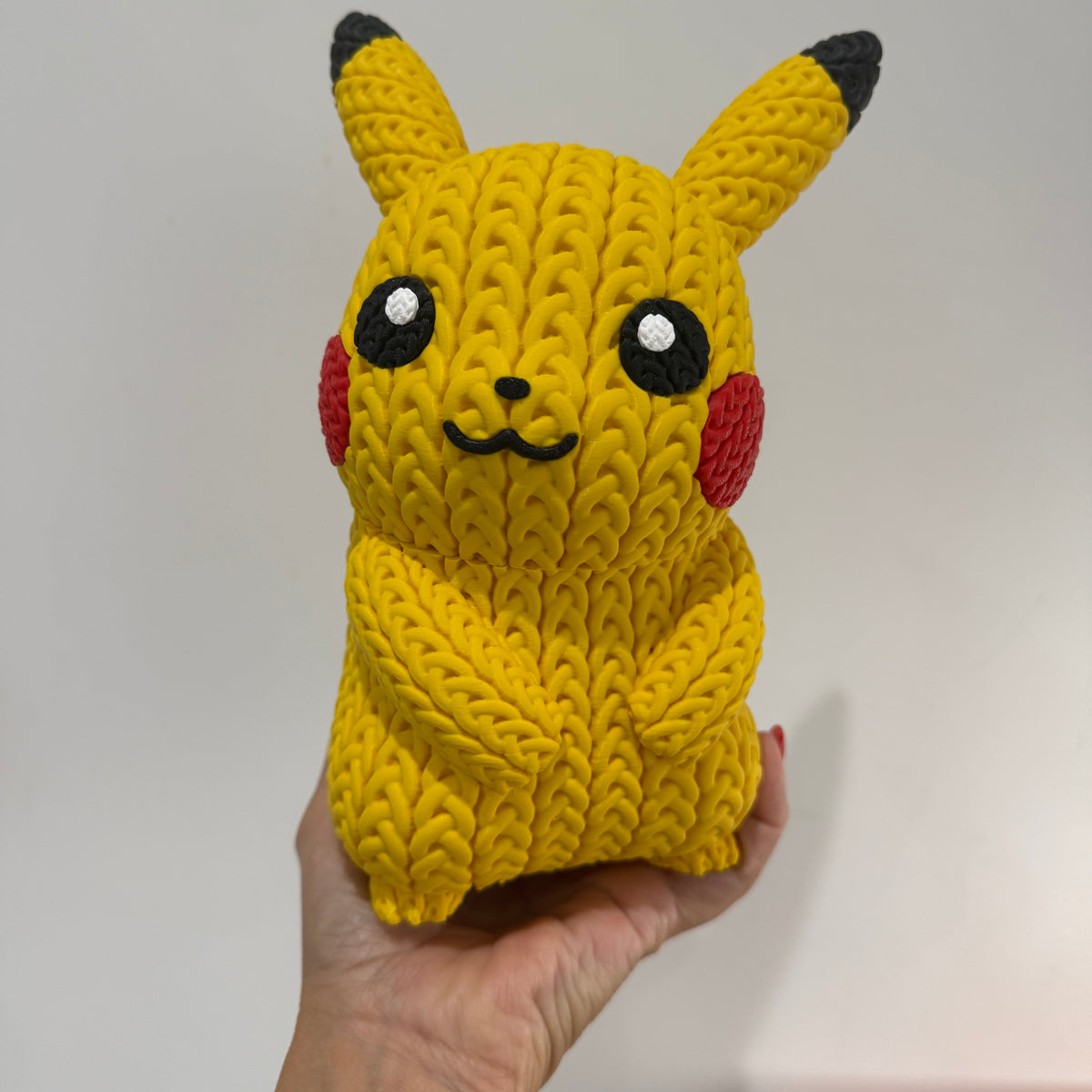 Pikachu Figurine, 23cm Tall, 3D Printed Ornament