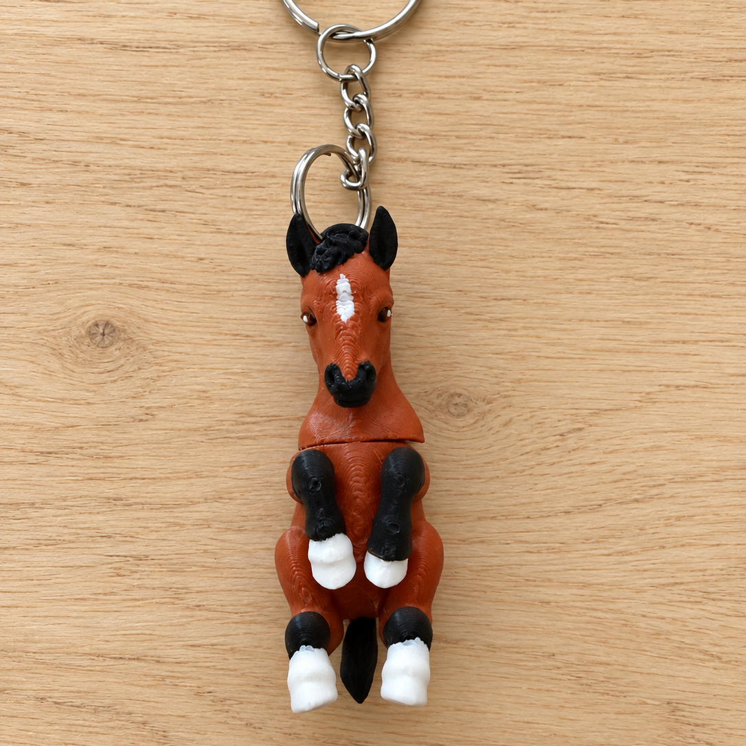 Horse Keyring Bag Charm