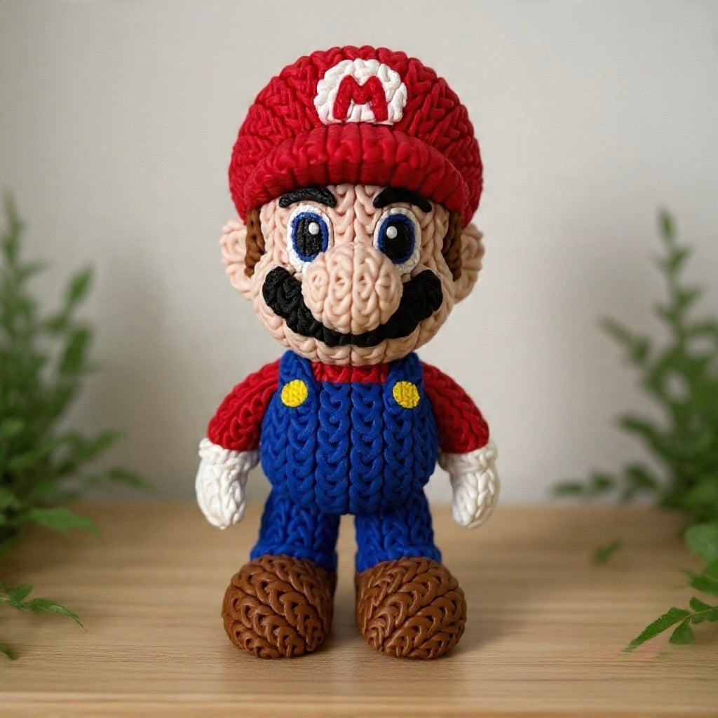 Mario Gaming Inspired Figurine, 21cm