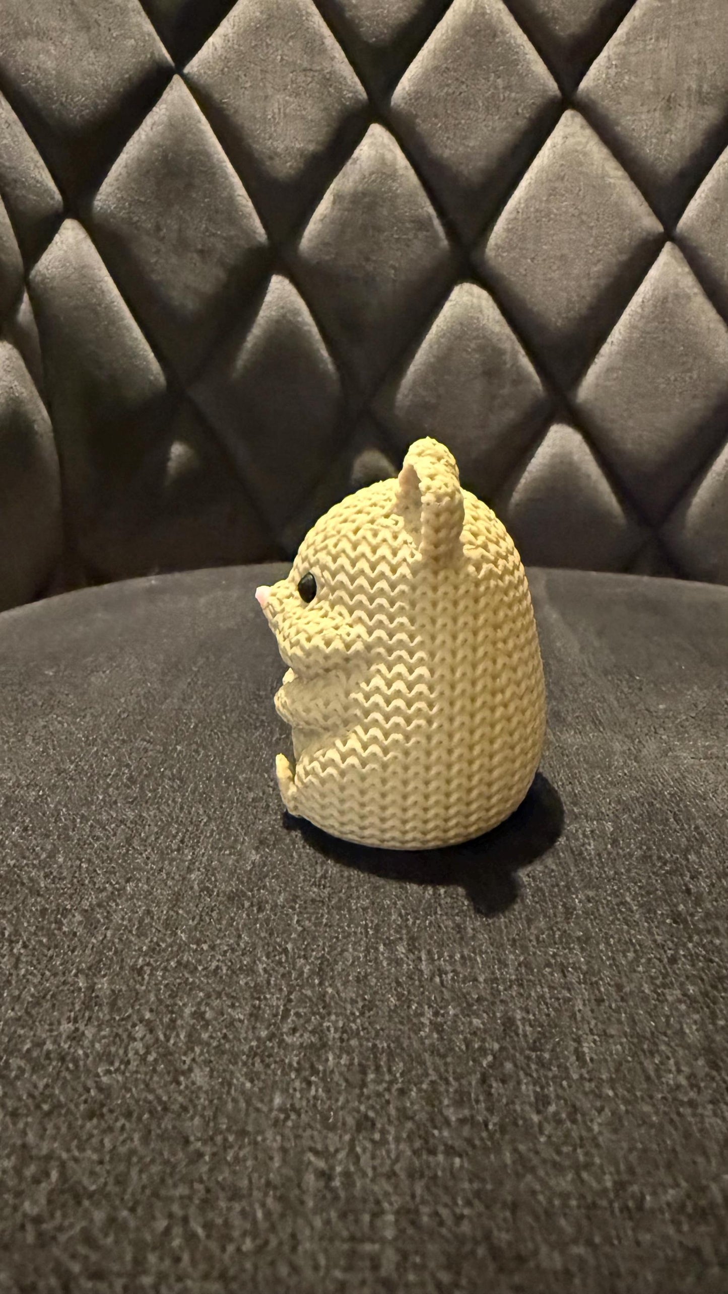3D Printed Hamster Figurine: Collectible Ornament Gift