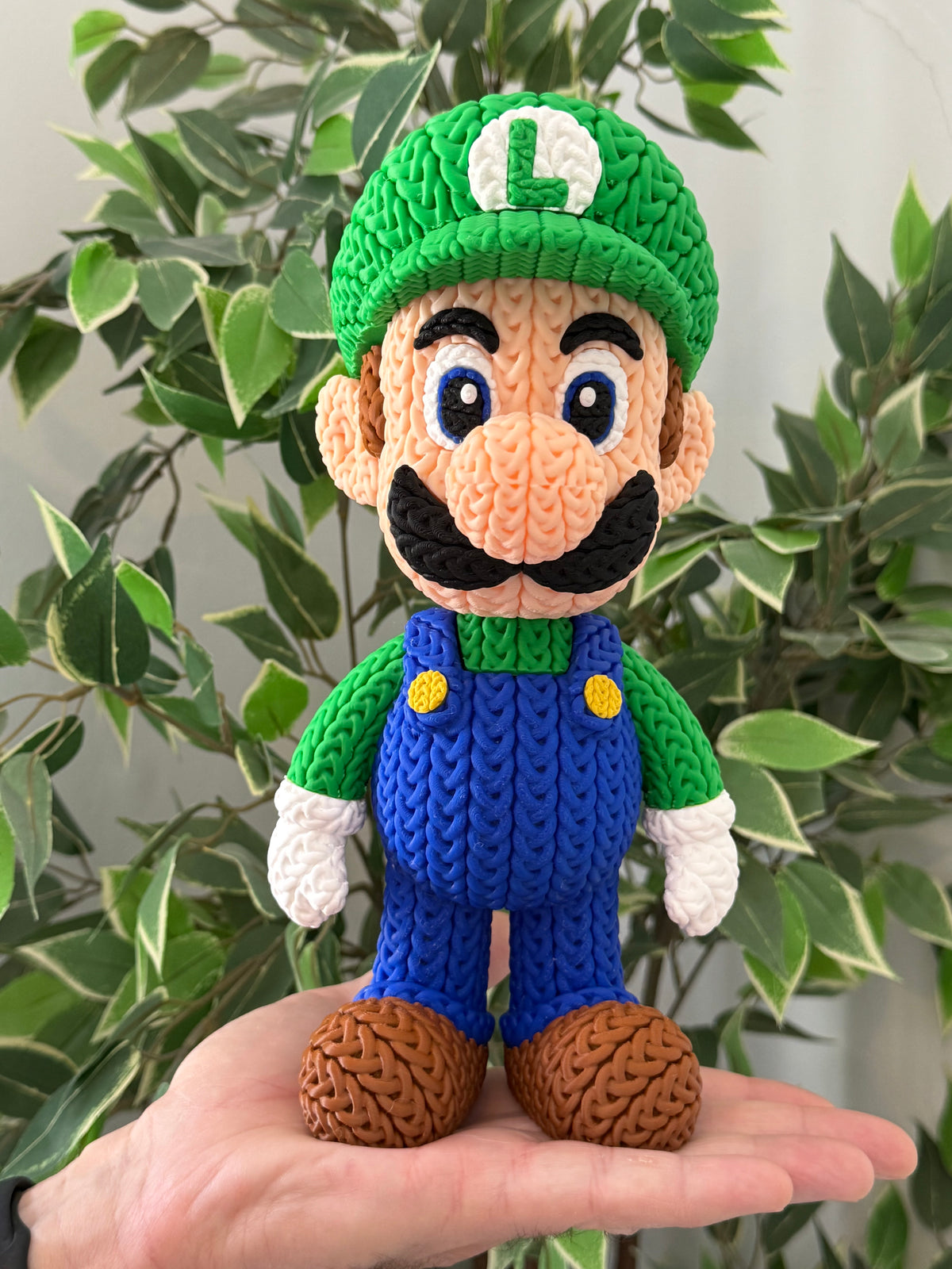 Luigi Gaming Inspired Figurine, 21cm, 3D Printed