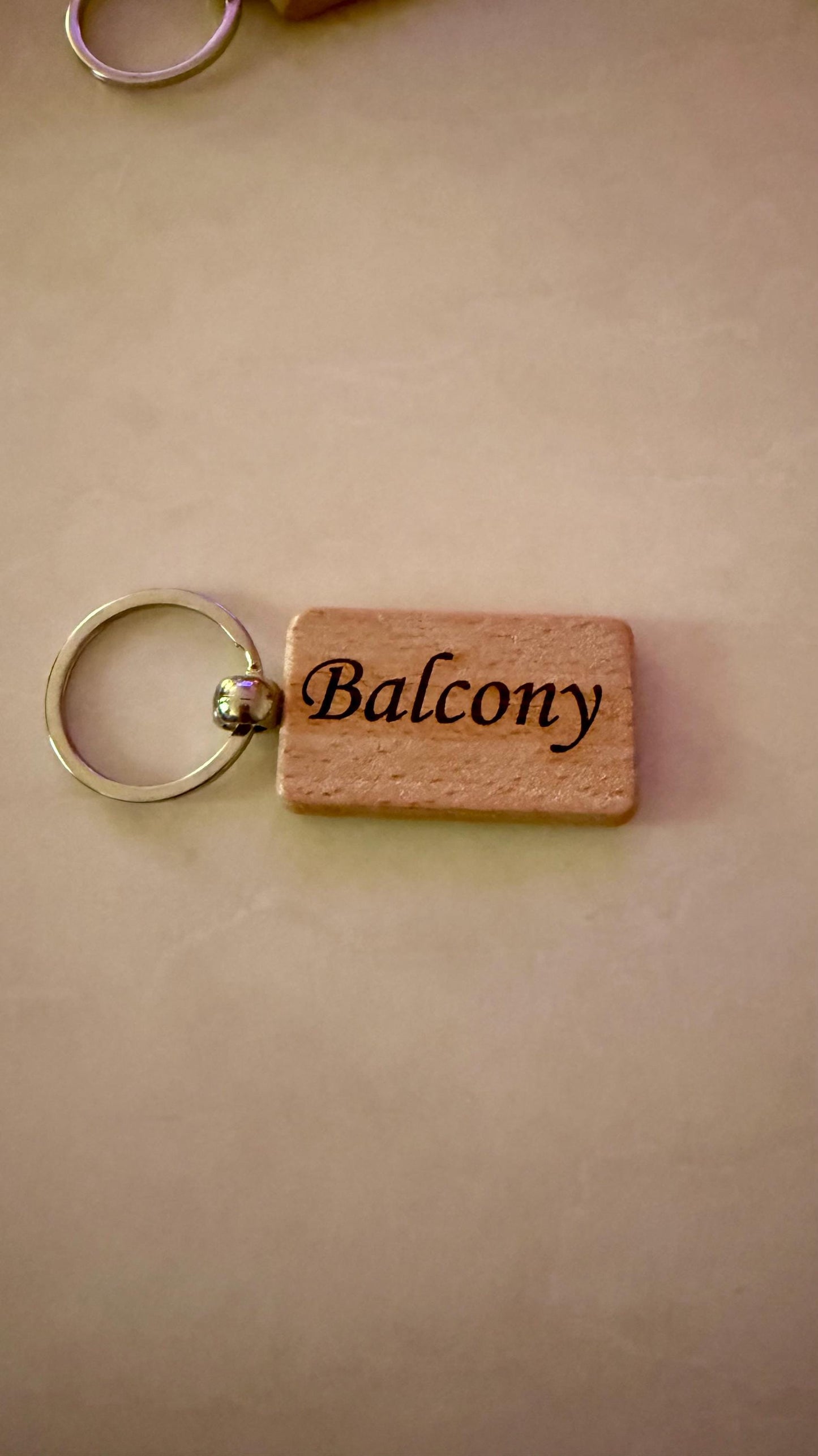Keyrings Laser Engraved Gift