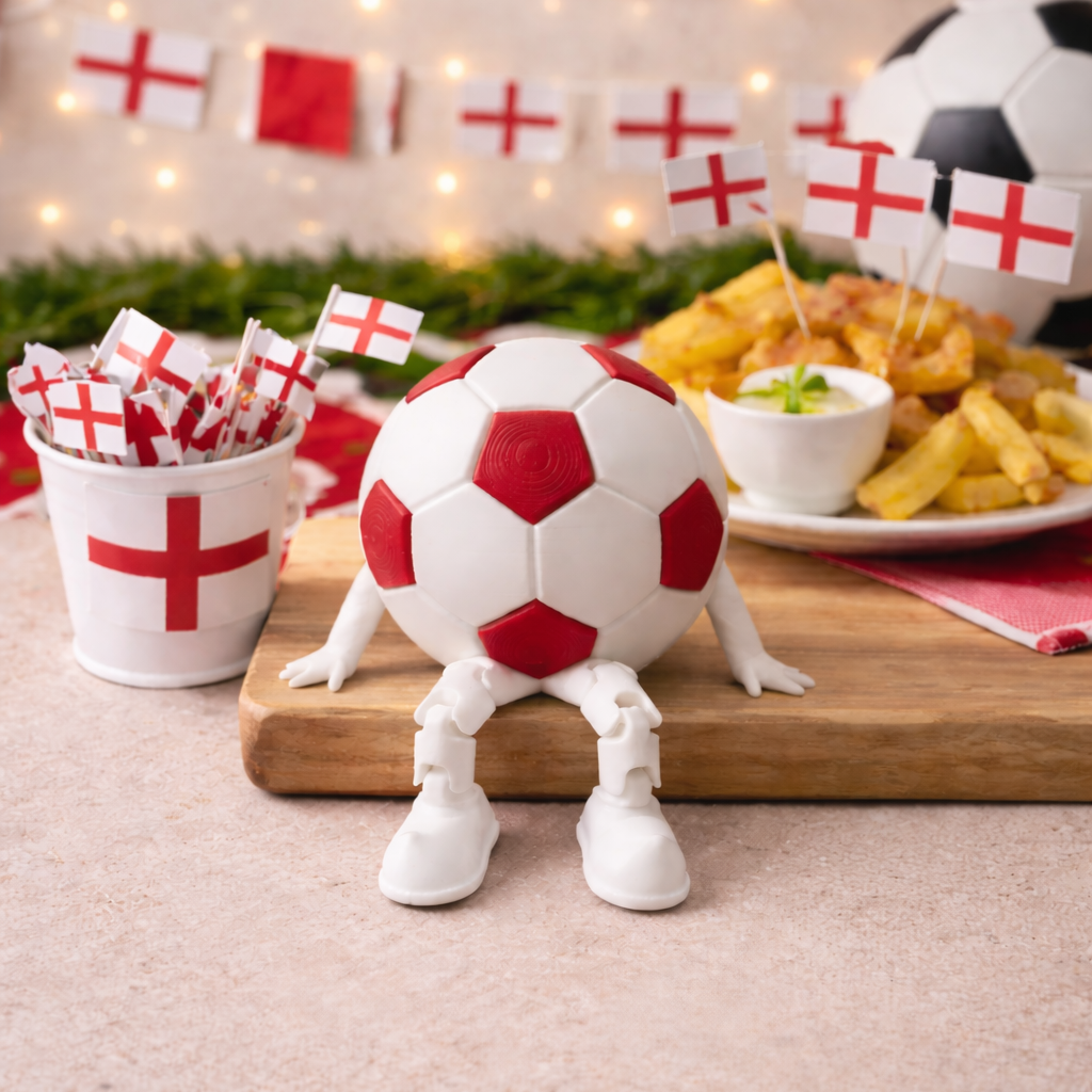 Football White & Red