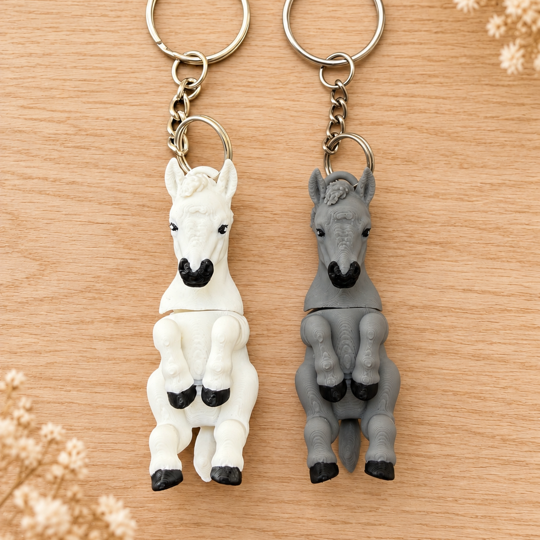 Horse Keyring Bag Charm