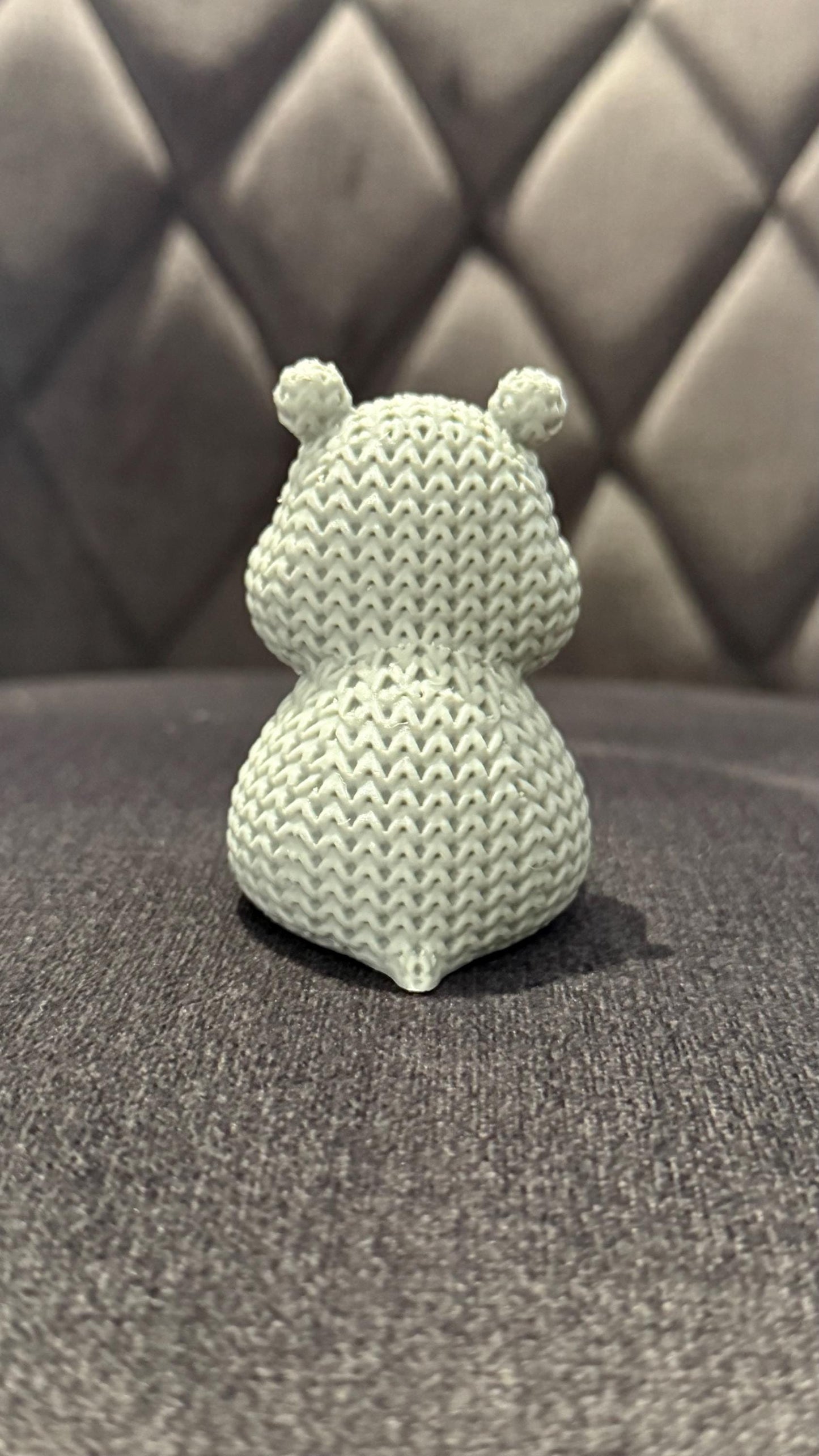 3D Printed Hippo Figurine: Collectible Ornament Gift