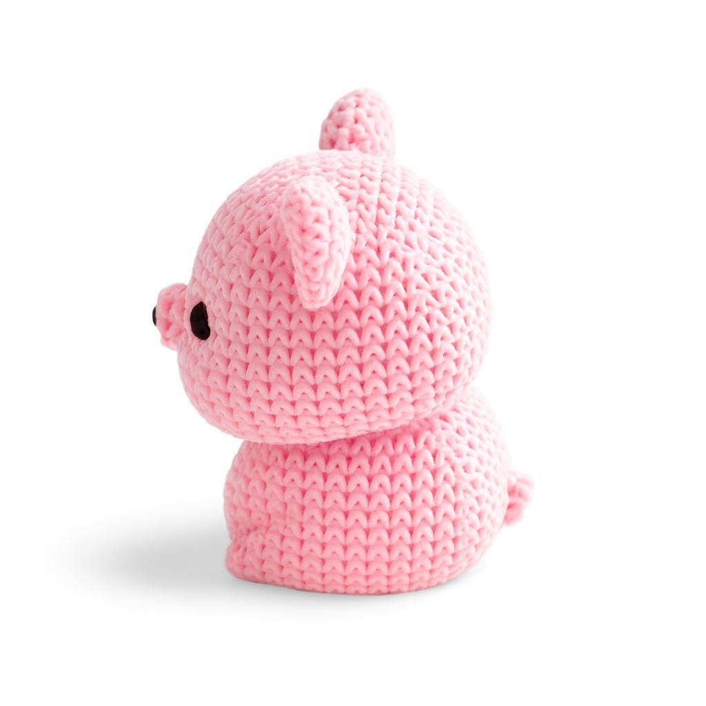 Pig Figurine Ornament – Cute Shelf Nursery Decor