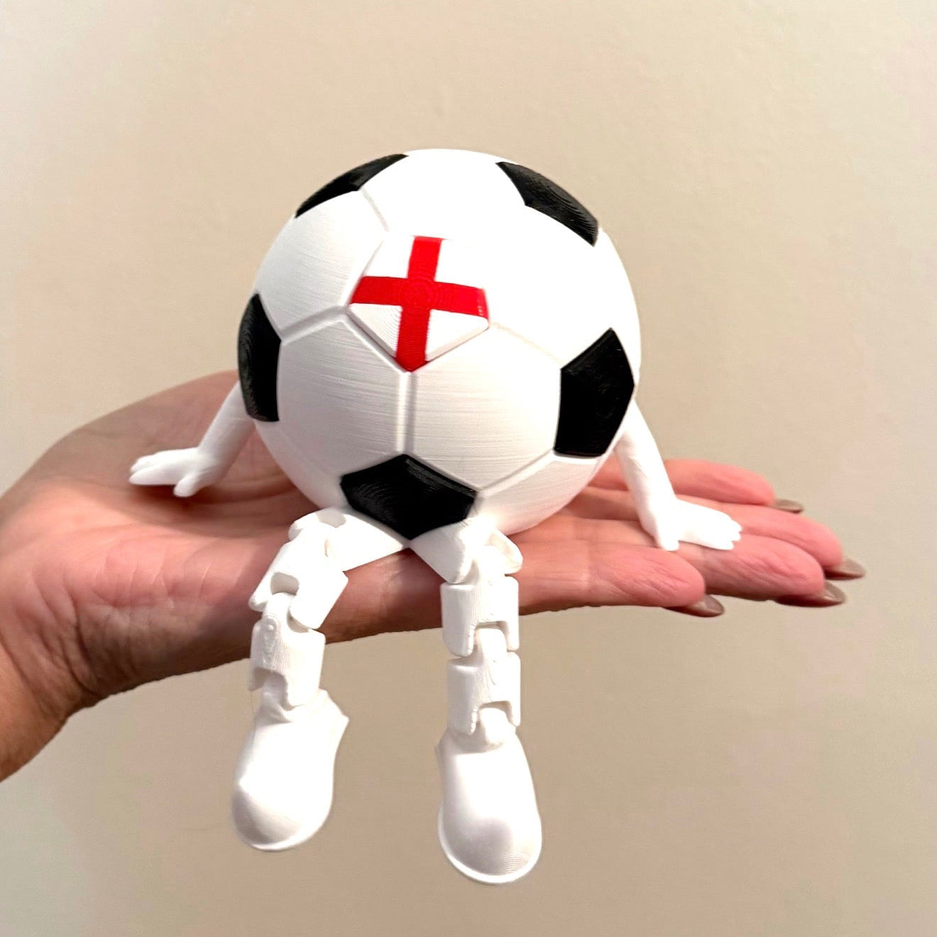Large England Football with Dangly Legs