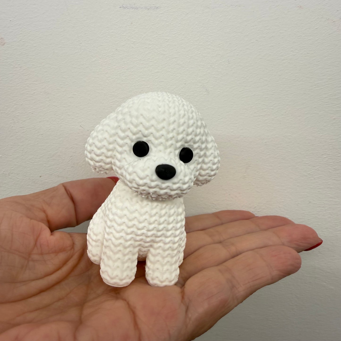 Bichon Frise / Caverpoo Dog Figurine