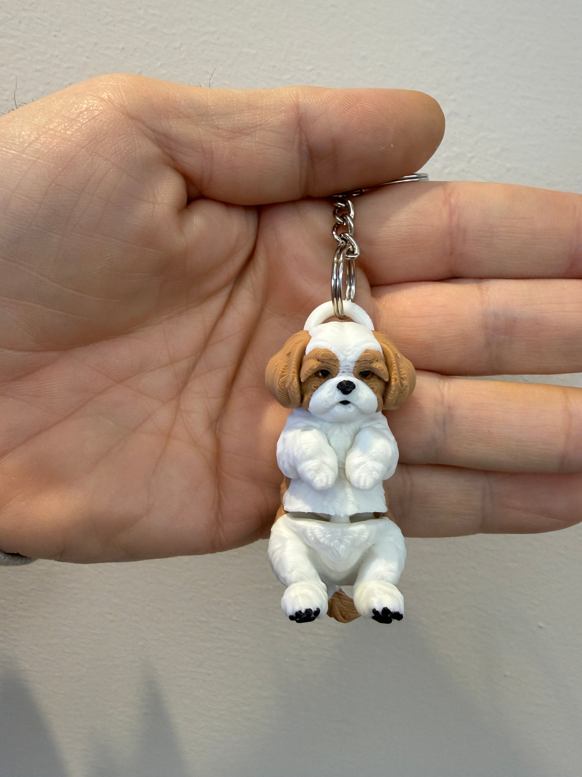 Shih Tzu Keyring Bag Charm