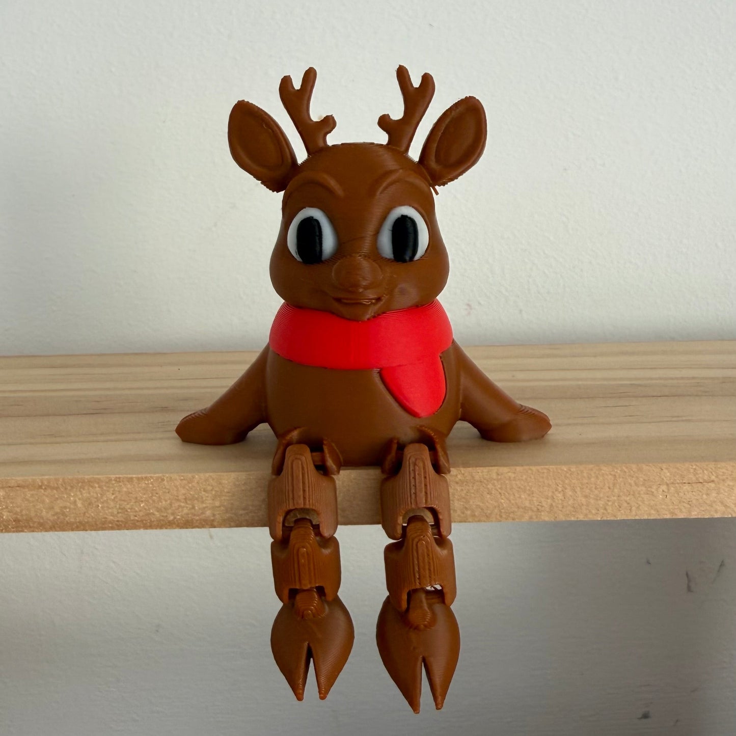 Christmas Reindeer with Dangly Legs - Cute Shelf Sitter
