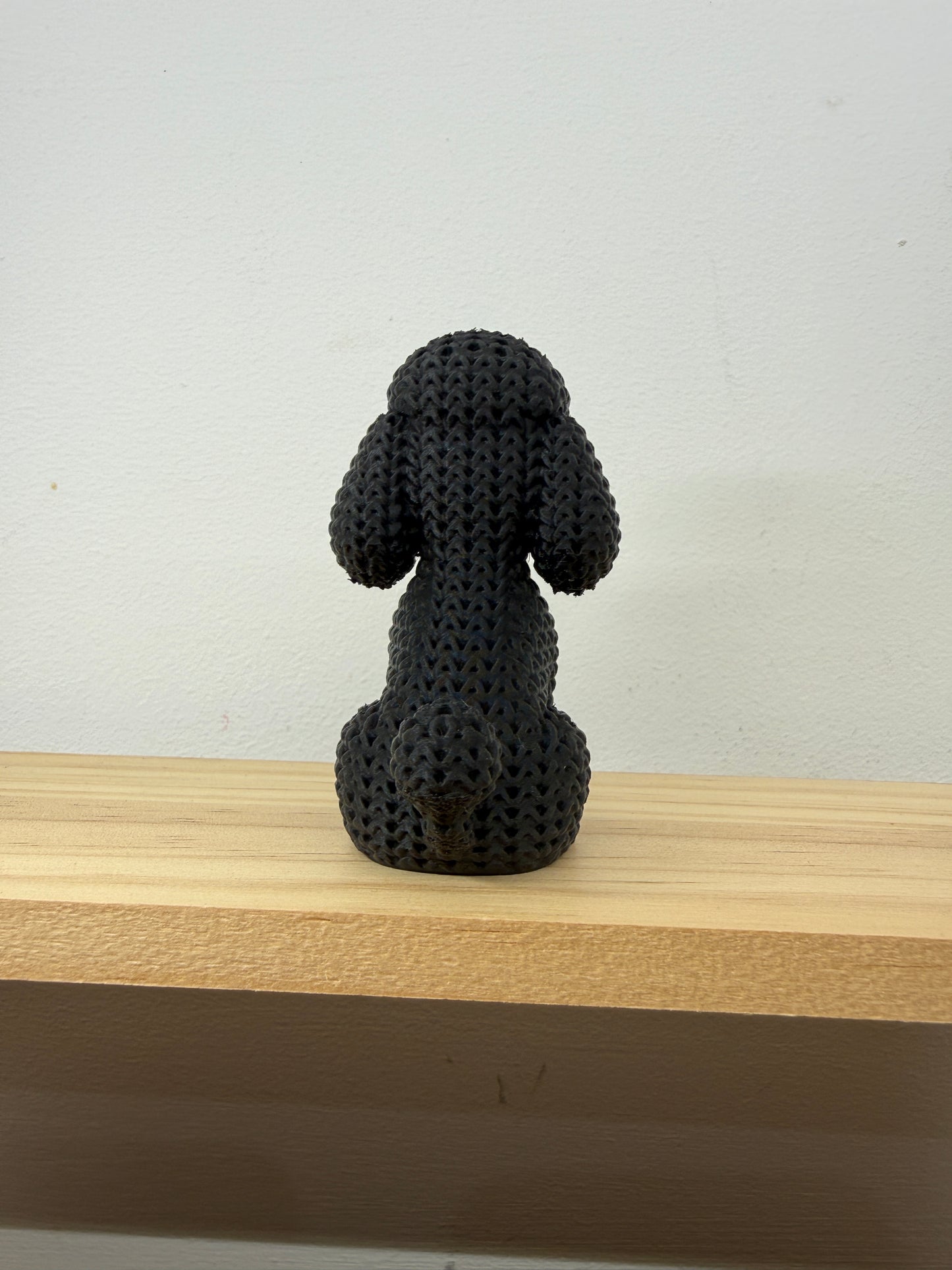 Poodle Figurine - Black