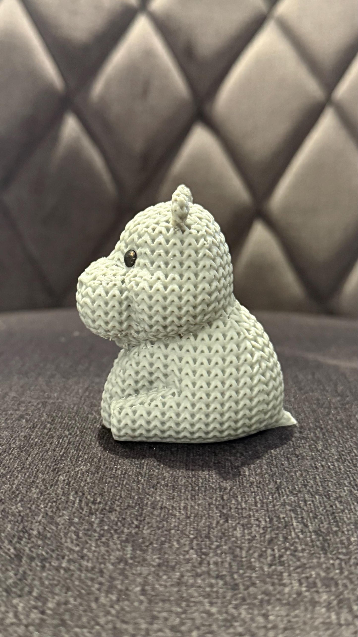 3D Printed Hippo Figurine: Collectible Ornament Gift