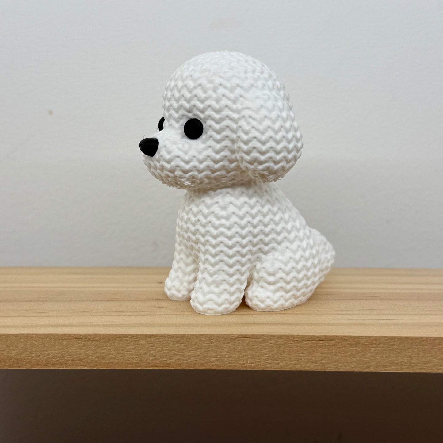 Bichon Frise / Caverpoo Dog Figurine