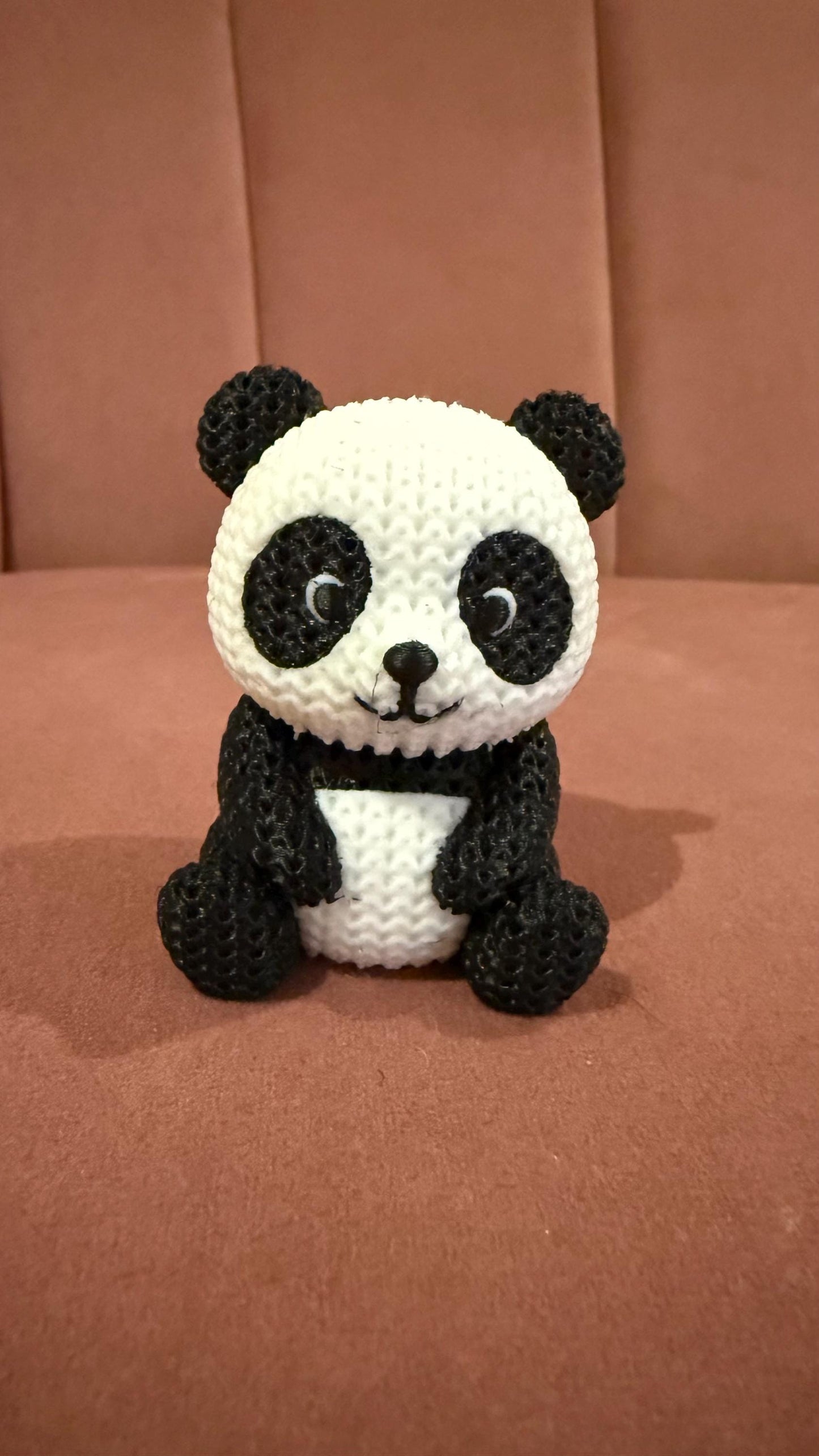 3D Printed Panda Figurine: Collectible Ornament Gift