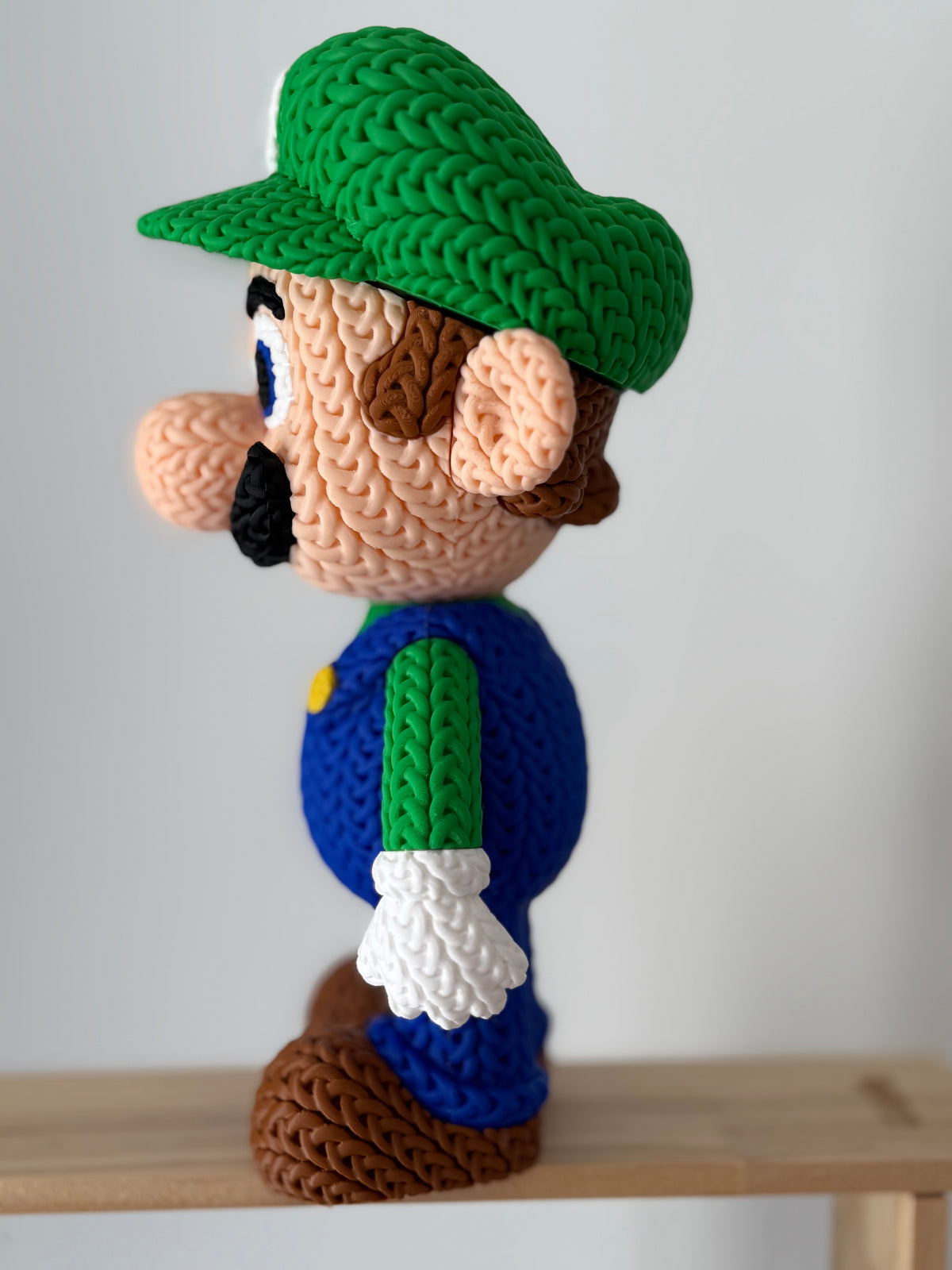 Luigi Gaming Inspired Figurine, 21cm, 3D Printed