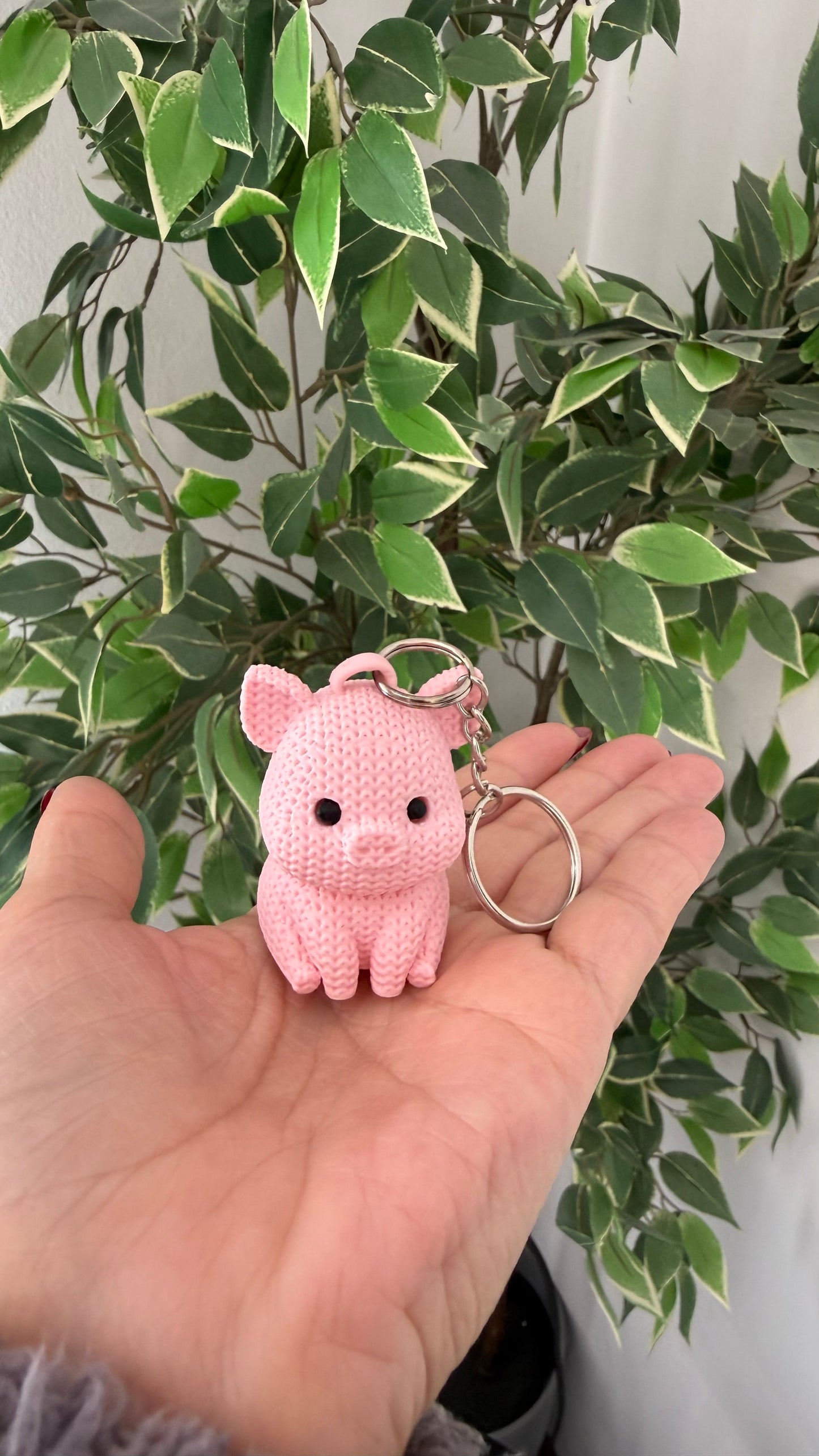 Pig Keyring / Bag Charm