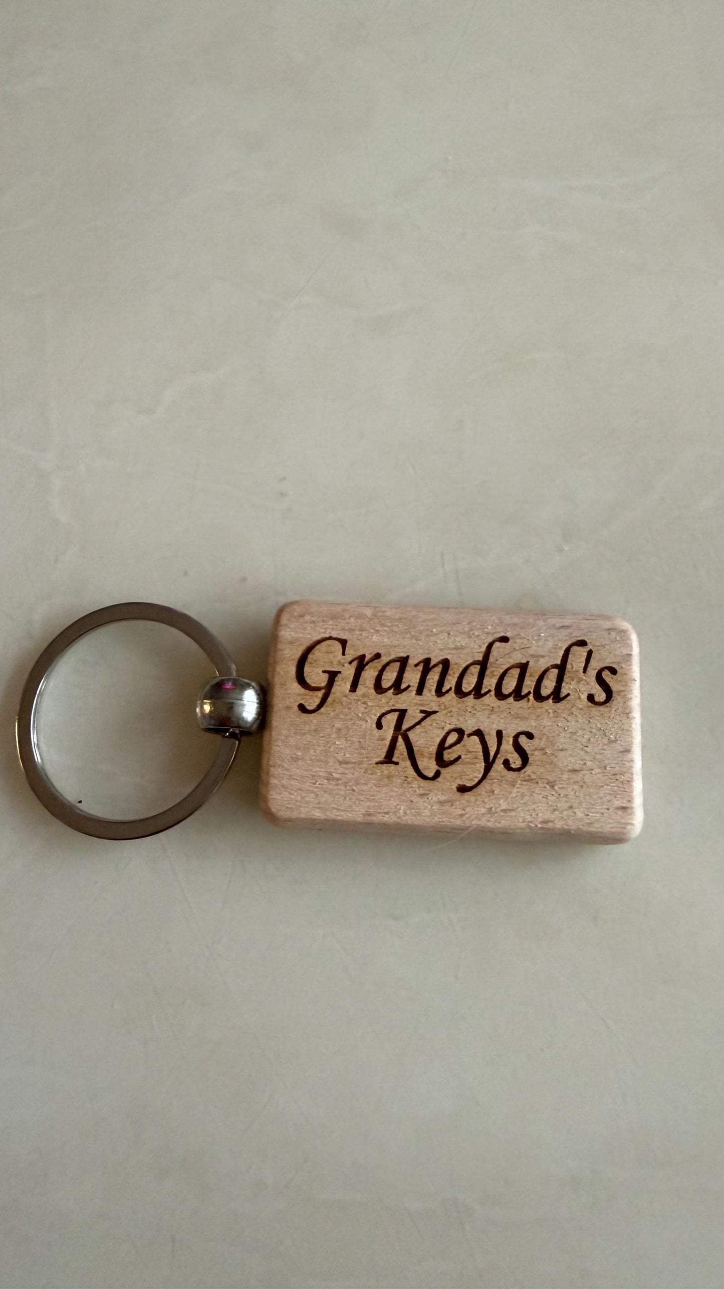 Keyrings Laser Engraved Gift