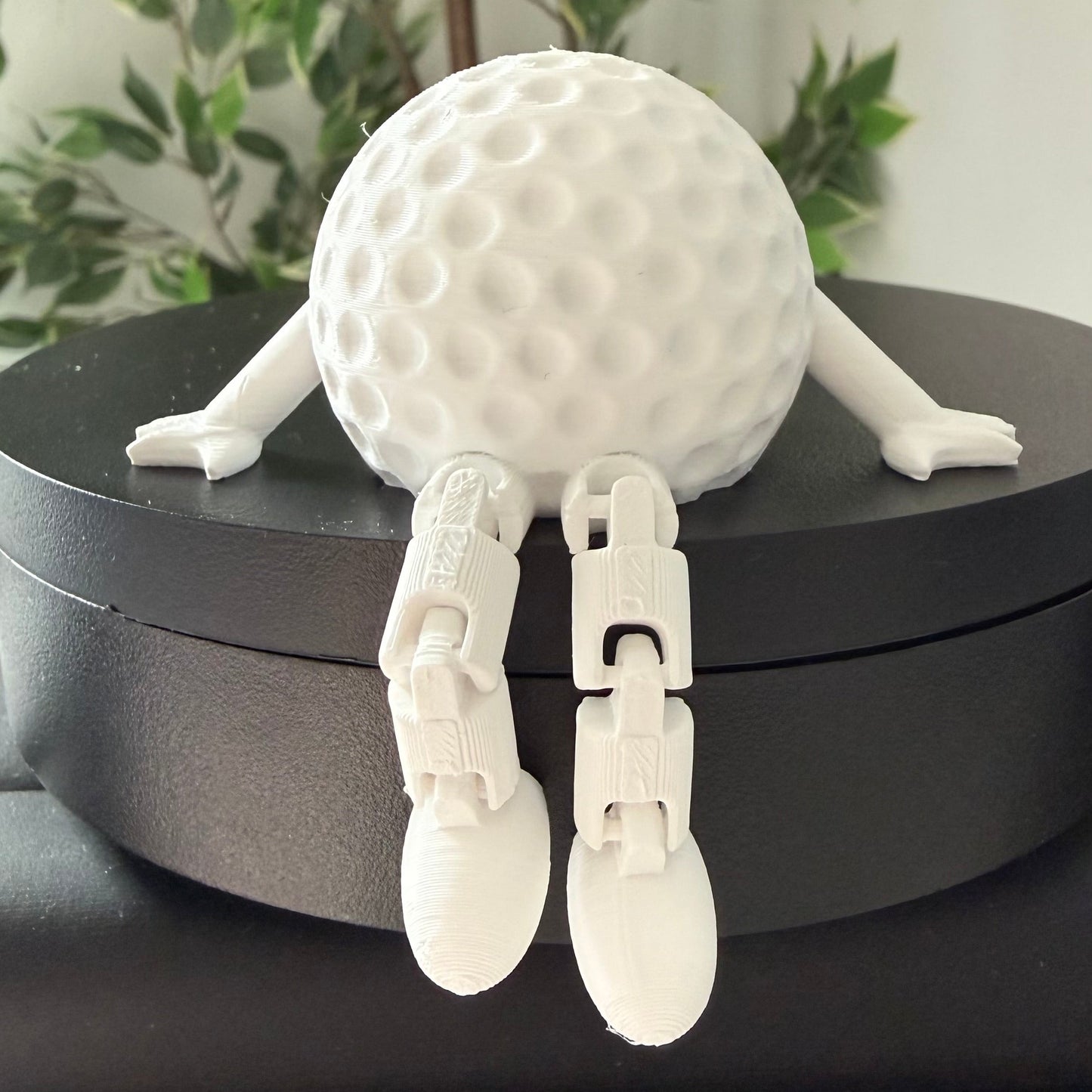 Golf Ball With Articulated Legs