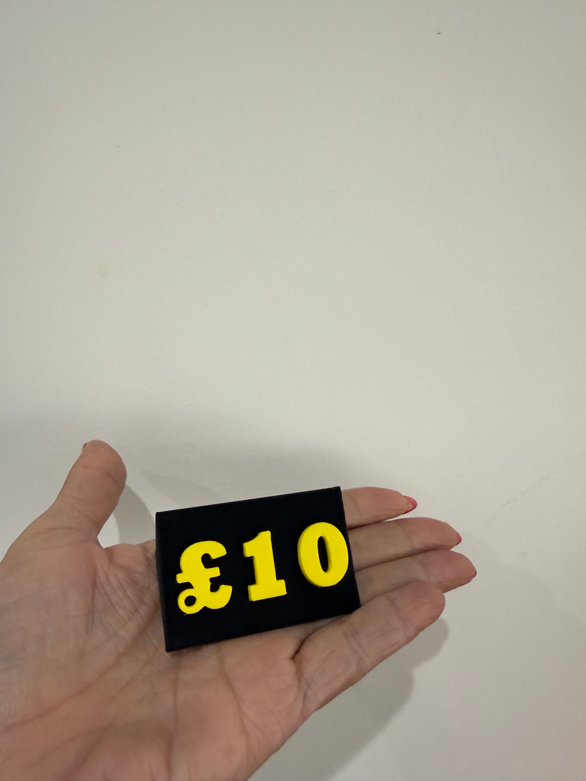 Market Stall Price Signs Set | 8 Reusable 3D Printed Craft Fair Price Signs | Tabletop Price Display | Made in UK