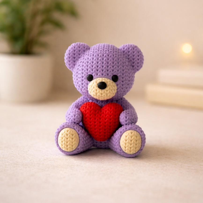Teddy Bear with Love Heart