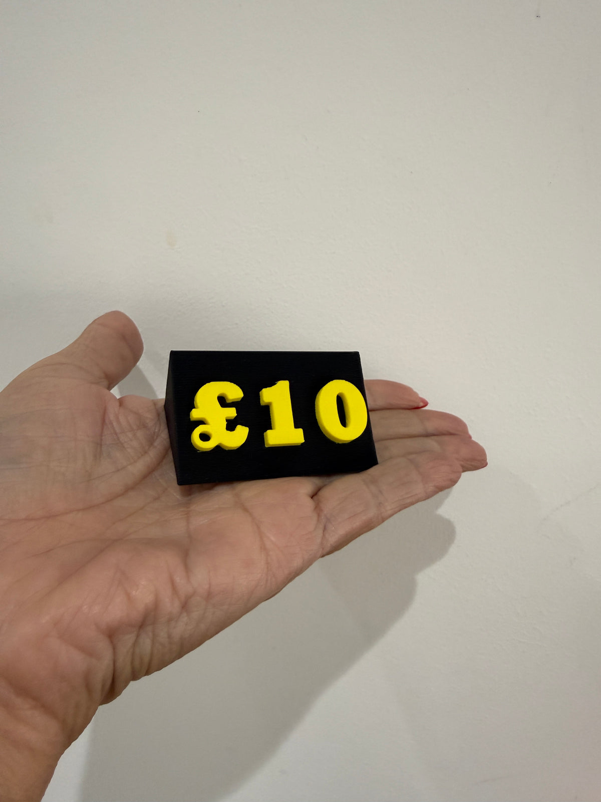 Market Stall Price Signs Set | 8 Reusable 3D Printed Craft Fair Price Signs | Tabletop Price Display | Made in UK
