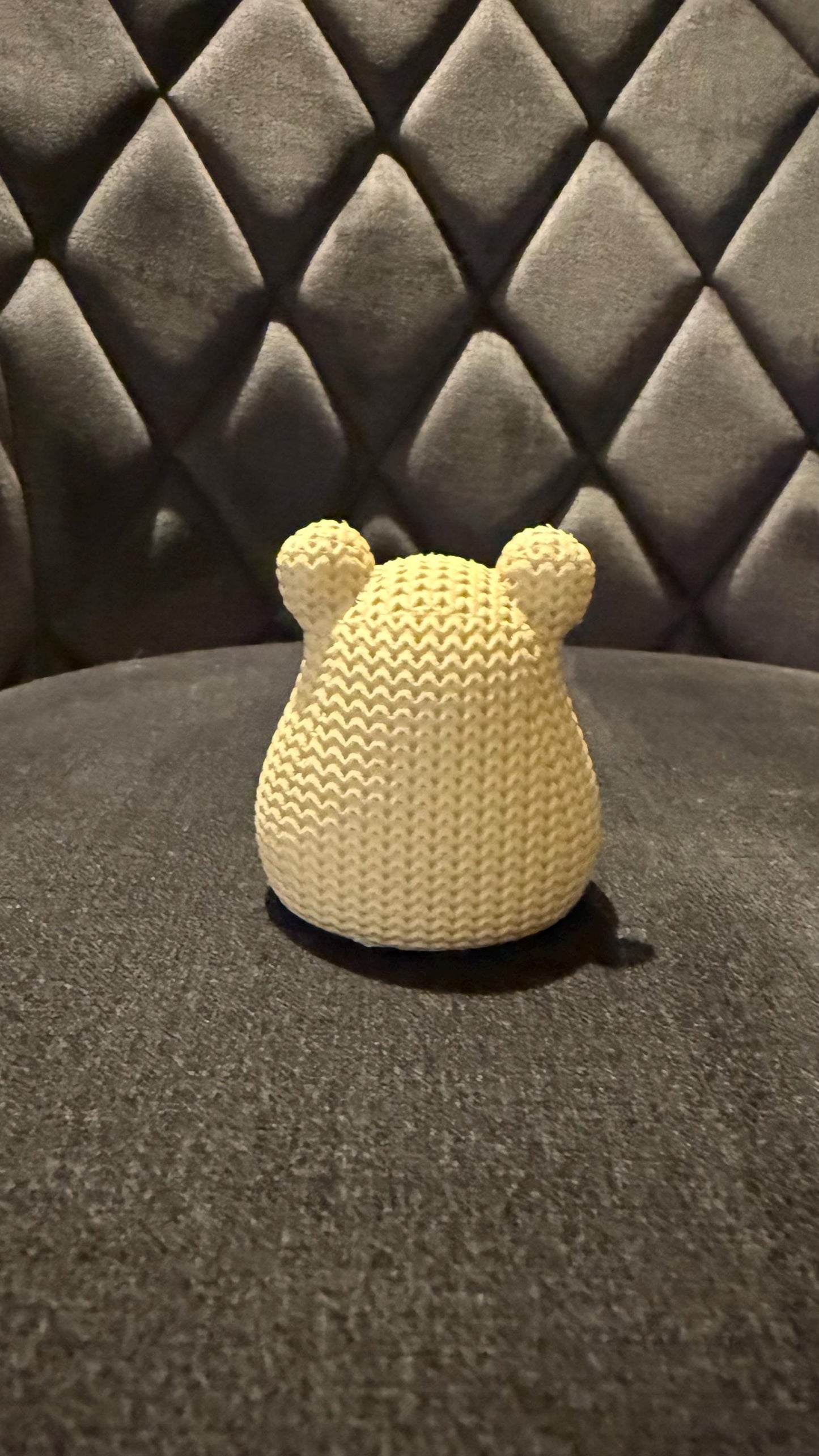 3D Printed Hamster Figurine: Collectible Ornament Gift