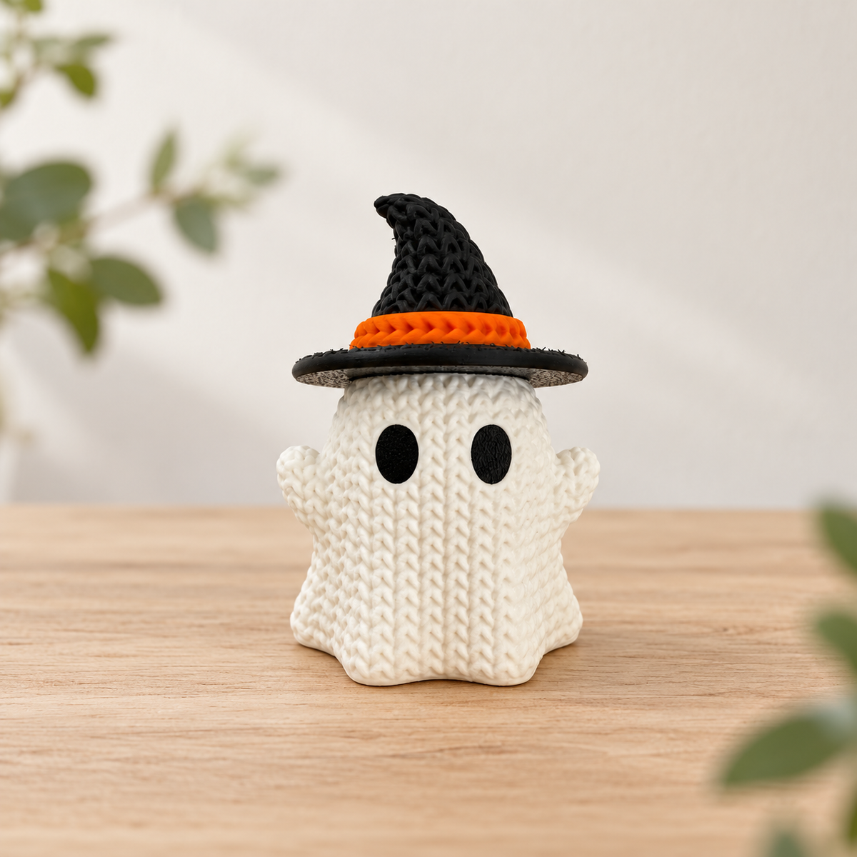 Ghost with Witch Hat  Figurine