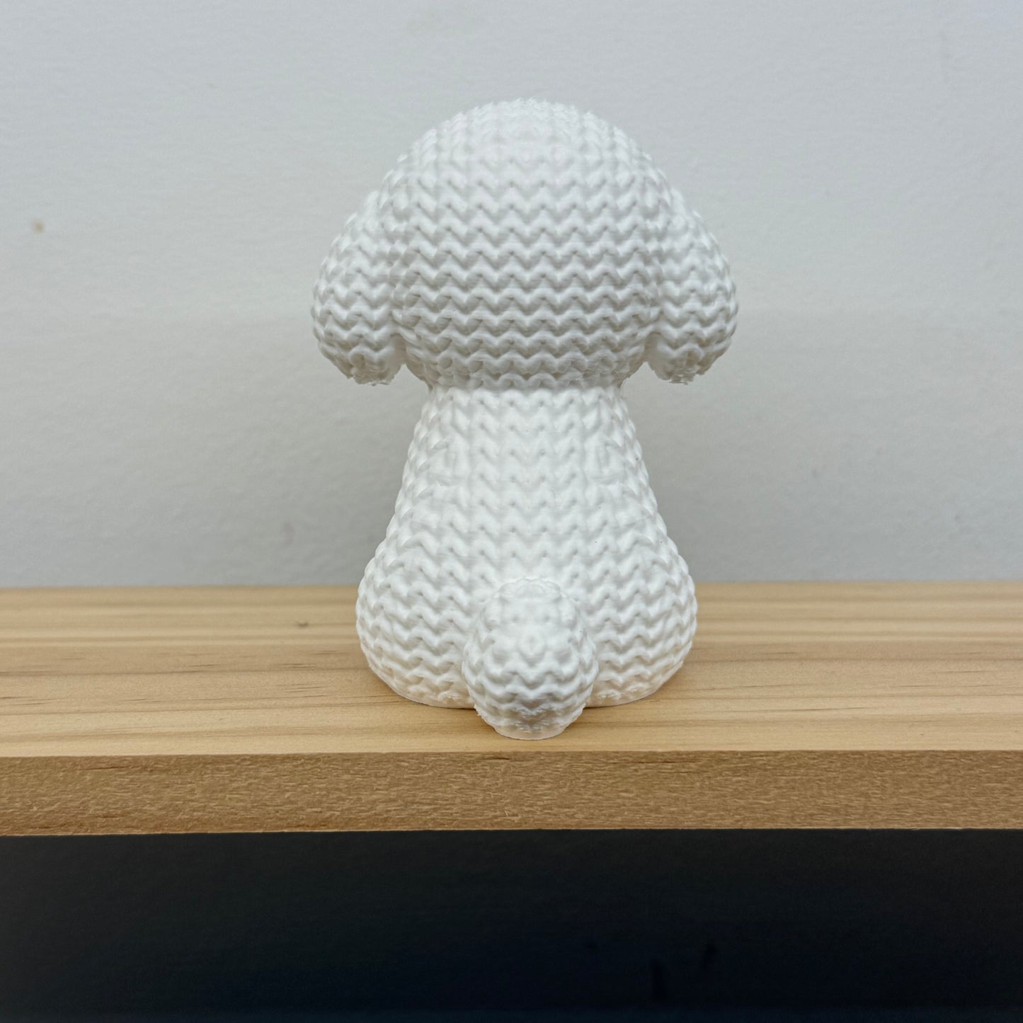 Bichon Frise / Caverpoo Dog Figurine
