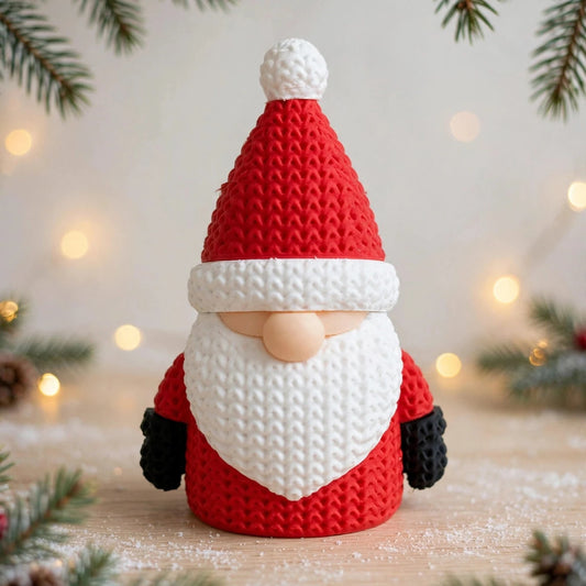 Santa Gnome Figurine
