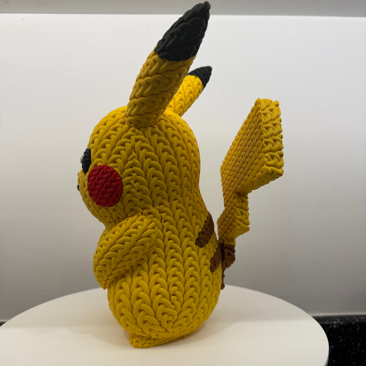 Pikachu Figurine, 23cm Tall, 3D Printed Ornament