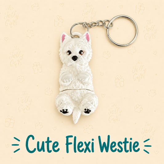 Westie Keyring, West Highland Terrier