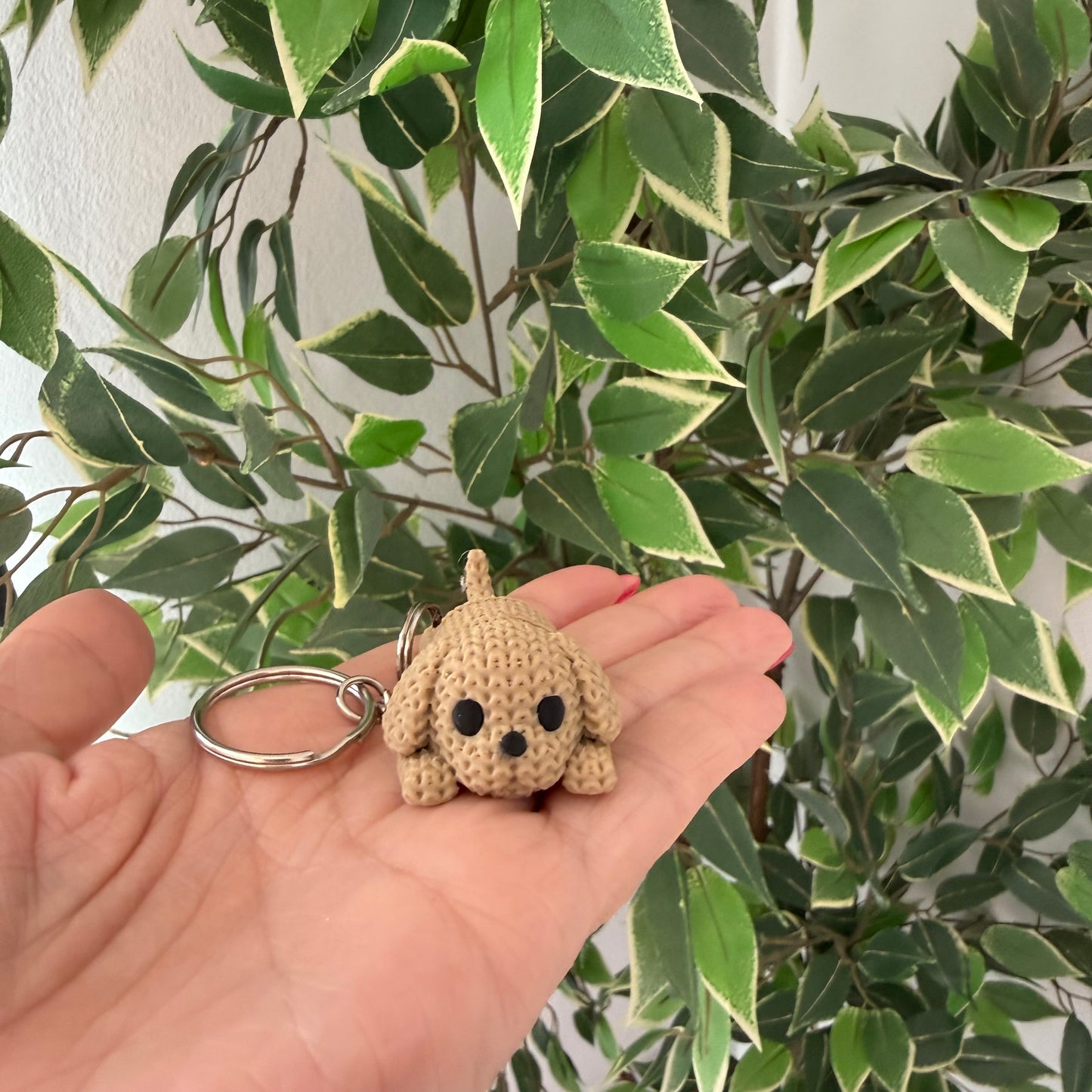 Dog Puppy Keyring / bag charm