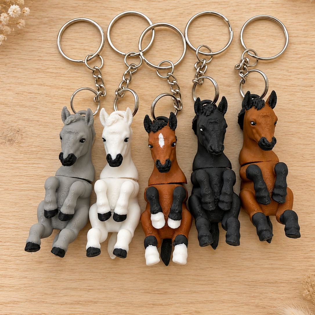 Horse Keyring Bag Charm