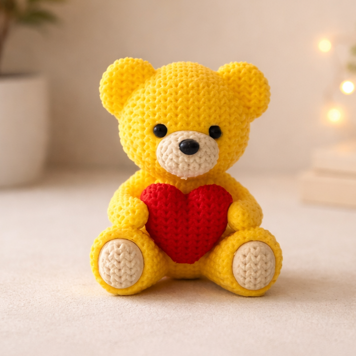 Teddy Bear with Love Heart