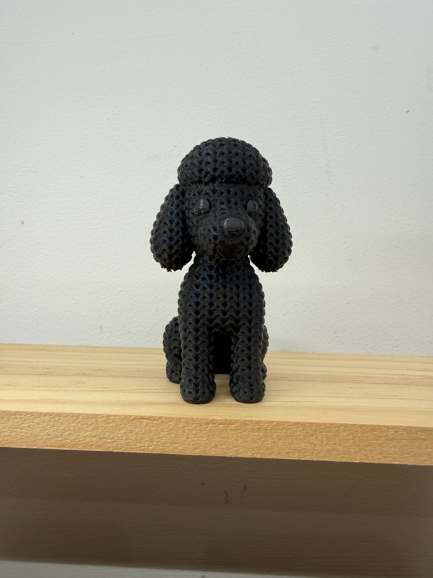 Poodle Figurine - Black