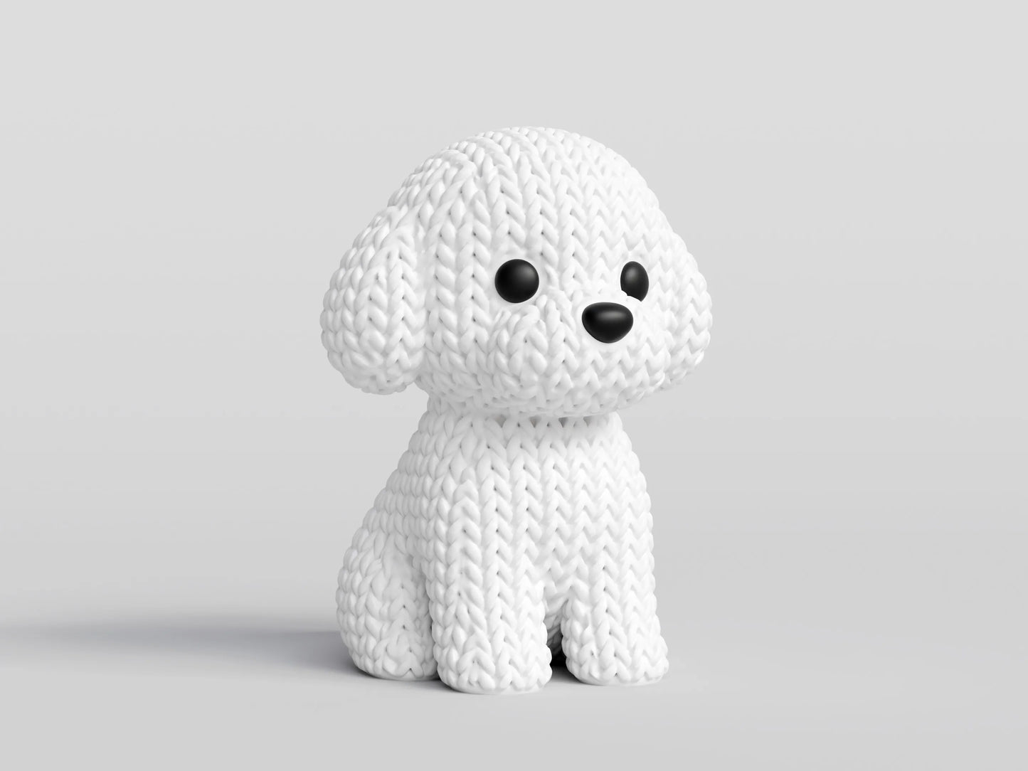 Bichon Frise / Caverpoo Dog Figurine