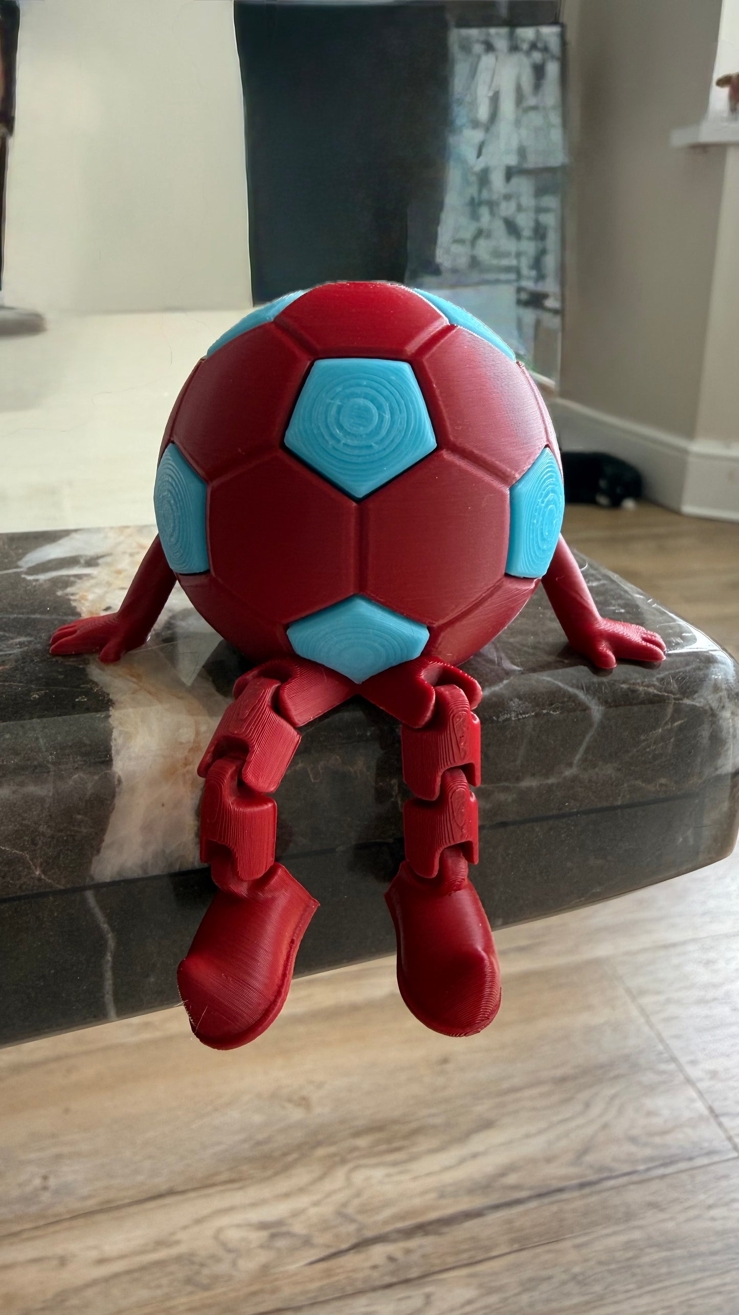 Football Red & Blue