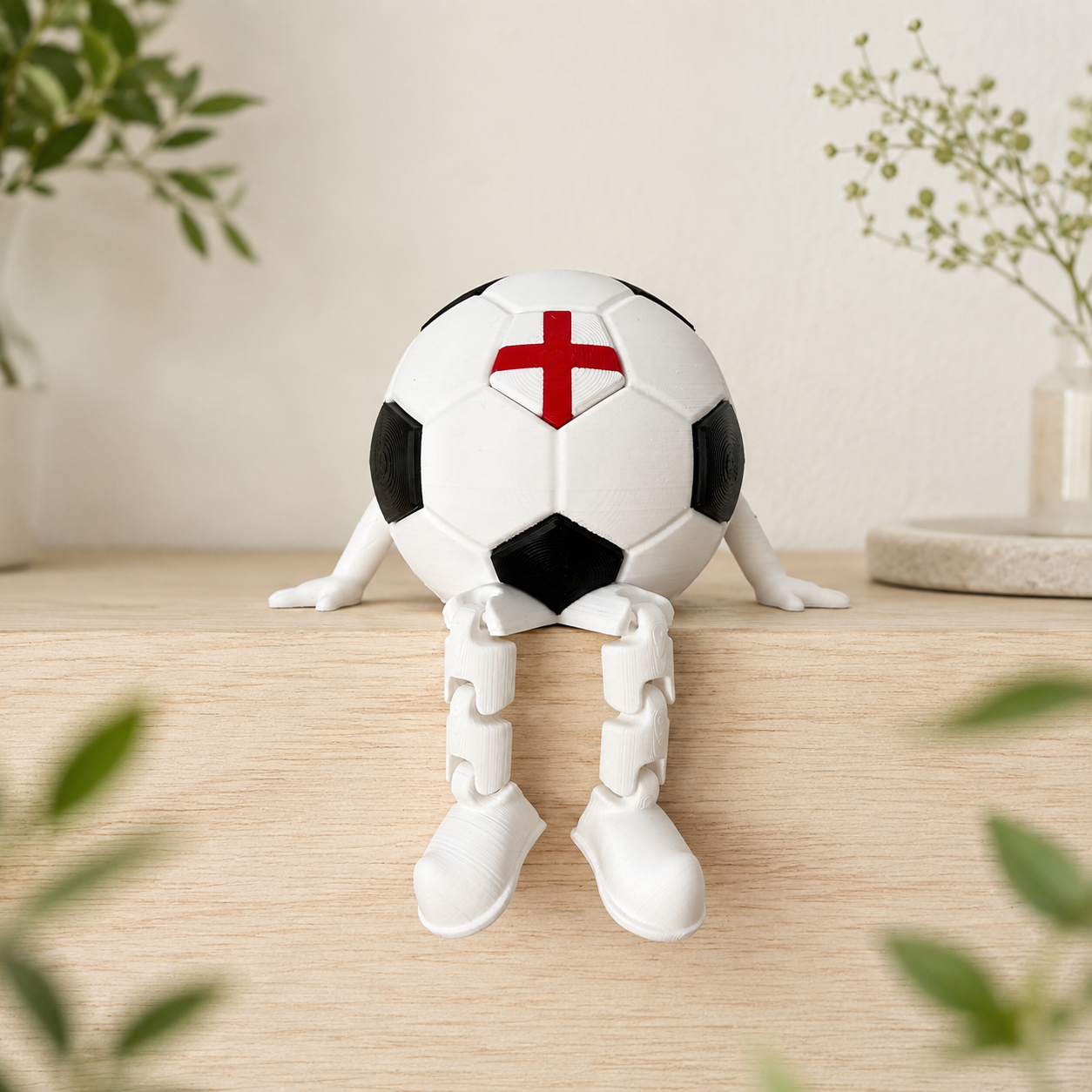 Large England Football with Dangly Legs
