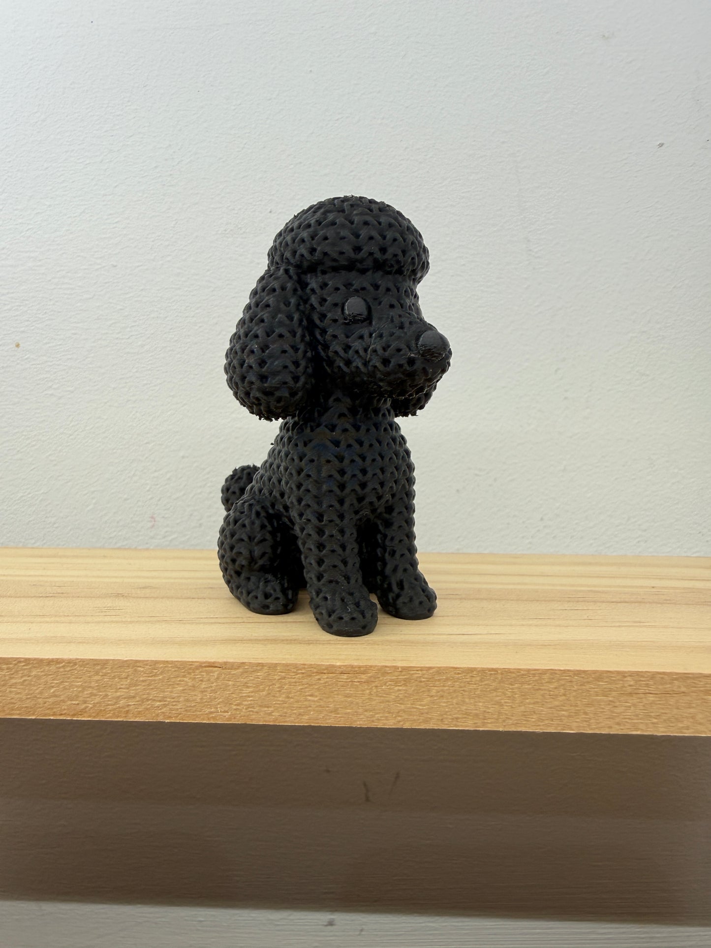 Poodle Figurine - Black