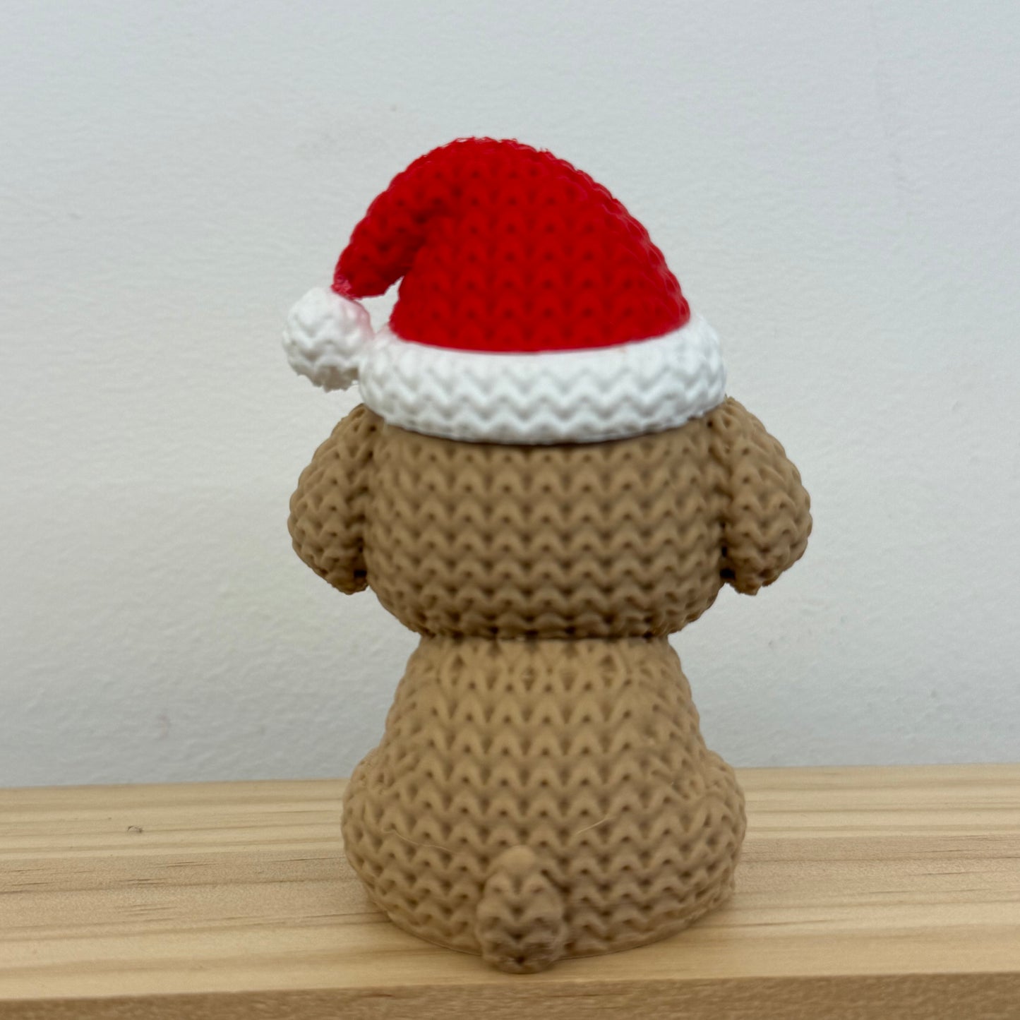 Santa Dog Figurine