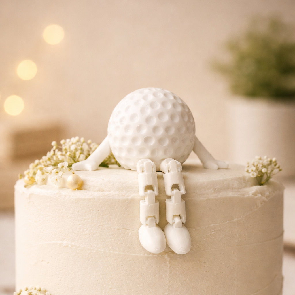 Golf Ball With Articulated Legs